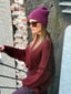 Oversized wool sweater - Sammie Burgundy