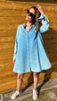 Jeans kleed - Milou licht blauw
