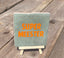 Tegel met houder - Super Meester