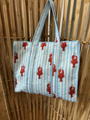 LOBSTER BABY BLUE TOTE