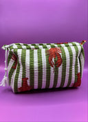 LOBSTER GREEN MAKE-UP BAG