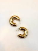 golden chunky hoops