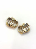 Ripple studs gold