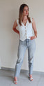Linnen gilet - Andrea