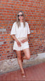 Oversized shirt badstof - Alison