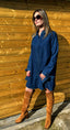Jeans kleed - Milou donker blauw