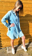 Jeans kleed - Milou licht blauw